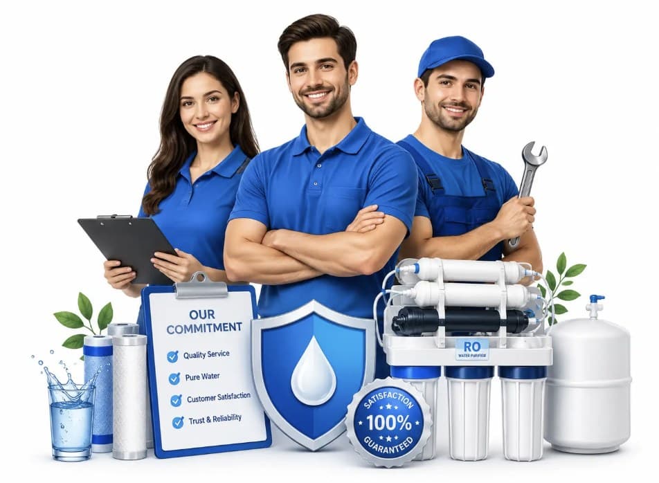 Annual maintenance visit for an RO water purifier