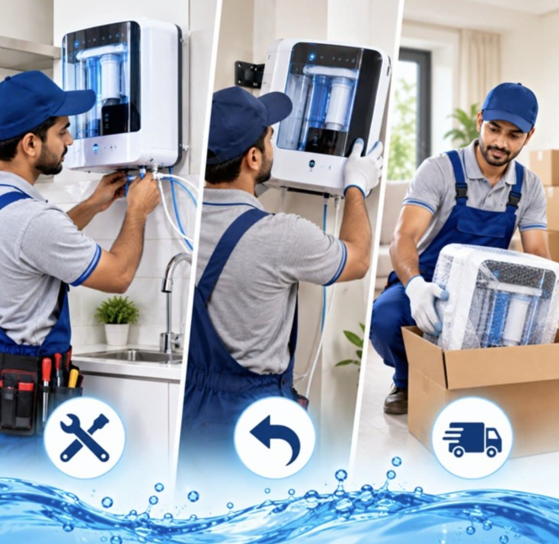 RO water purifier unit serviced by Yash Aqua